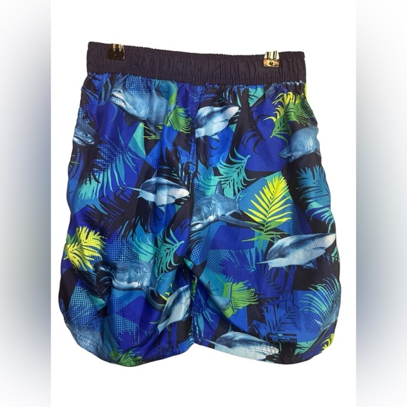 💥ZeroXposur Neon Green and Navy Swim Shorts Boys 8 - Picture 4 of 4